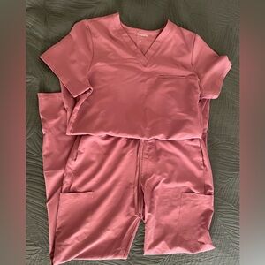 Mauve Mandala Scrub Set